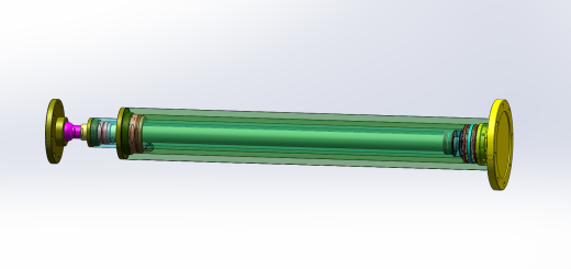 1吨液压电梯用两级液压缸设计（SW+CAD+说明书）缩略图